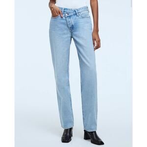 Madewell Women's Straight Leg Jeans in Light Blue